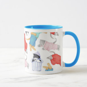 KATJES PYJAMA Blauw  Combo mok