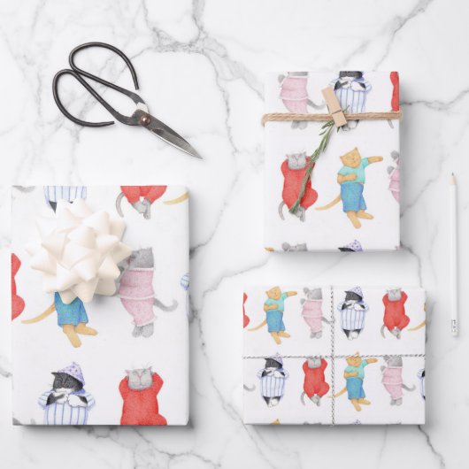 KATJES PYJAMA Vlak Inpakpapier Vel (Voorkant)