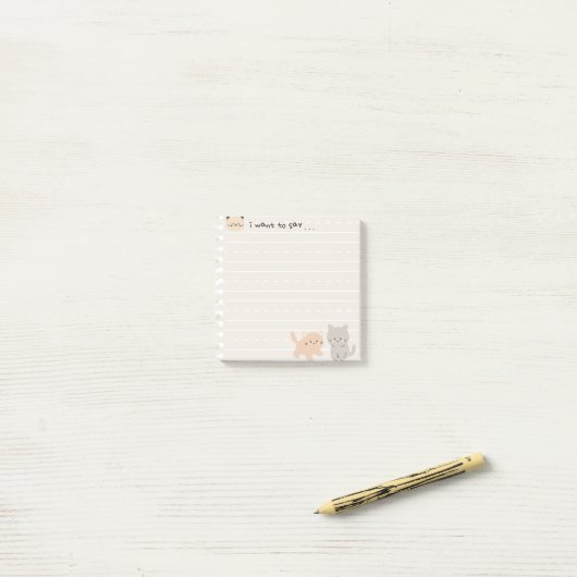 Katjes raster post-it® notes (Op bureau)