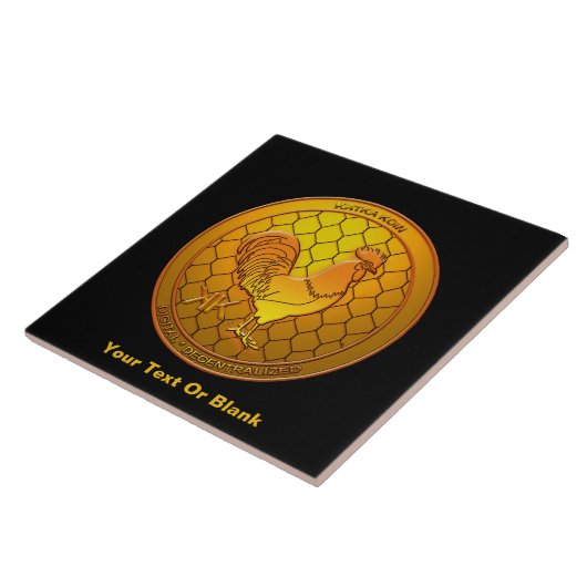 KatkaKoin Cryptocurrency ICO Tegeltje (Zijkant)