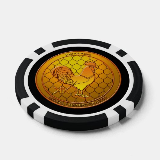 KatkaKoin Poultry Cryptocurrency ICO Poker Chips (Enkel)