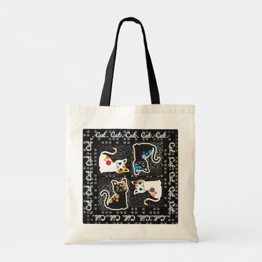katkat tote bag (Achterkant)