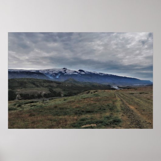 Katla en Thorsmork Valley Poster (Voorkant)