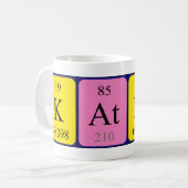 Katlin periodieke lijstnaam mok (Voorkant links)