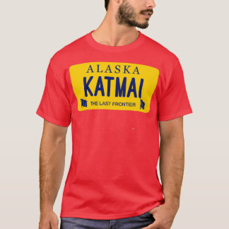 Katmai Alaska License Bord 1 T-shirt