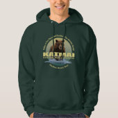 Katmai (bruin Beer) WT Hoodie (Voorkant)