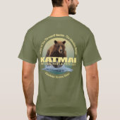 Katmai (bruin Beer) WT T-shirt (Achterkant)