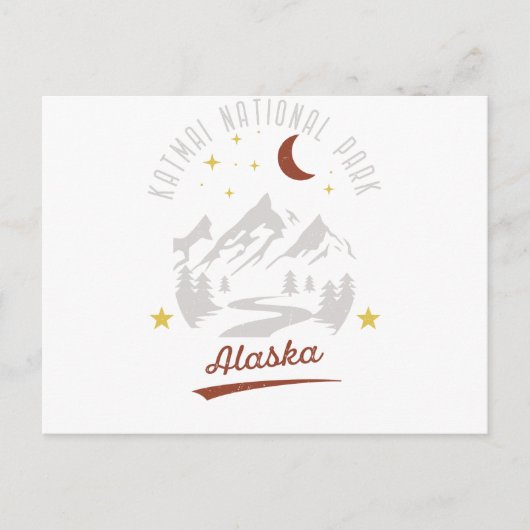  Katmai Nationaal Park Alaska Briefkaart (Voorkant)