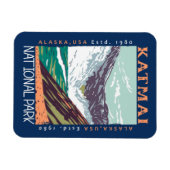 Katmai Nationaal Park Alaska Verstoord Magneet (Horizontaal)