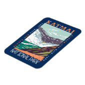 Katmai Nationaal Park Alaska Verstoord Magneet (Linkerzijde)