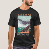 Katmai Nationaal Park Alaska  Verstoord T-shirt (Voorkant)