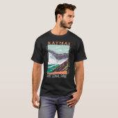 Katmai Nationaal Park Alaska  Verstoord T-shirt (Voorkant volledig)