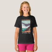 Katmai Nationaal Park Alaska  Verstoord T-shirt (Voorkant volledig)