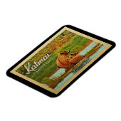 Katmai Nationaal Park Beren Vintage Magneet (Linkerzijde)