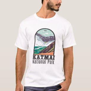 Katmai Nationaal Park Tienduizend roken  T-shirt