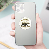 Katmai National Park Alaska Since 1918 Sticker (Telefoon)