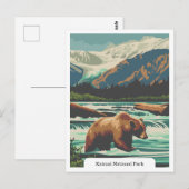 Katmai National Park, Alaska, Verenigde Staten Briefkaart (Voorkant / Achterkant)