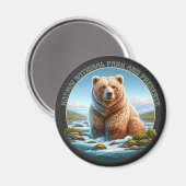 Katmai National Park and Preserve Magneet (Voorkant / Achterkant)