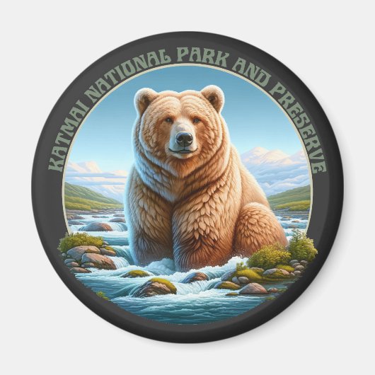 Katmai National Park and Preserve Magneet (Voorkant)