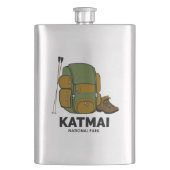 Katmai National Park Backpack Flacon (Voorkant)