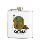 Katmai National Park Backpack Heupfles (Voorkant)