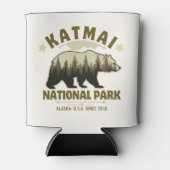 Katmai National Park, Established 1918, Alaska Blikjeskoeler (Voorkant)
