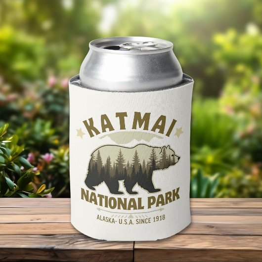 Katmai National Park, Established 1918, Alaska Blikjeskoeler