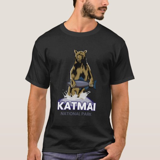 Katmai National Park Novelty T-shirt (Voorkant)