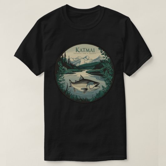Katmai National Park & Preserve T-shirt (Design voorkant)