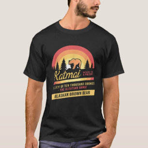 Katmai National Park Preserve US Alaska Beer T Shi T-shirt