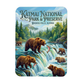 Katmai National Park & Preserve USA Magneet