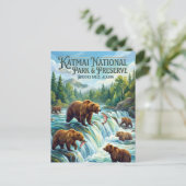 Katmai National Park & Preserve VS Briefkaart (Staand voorkant)