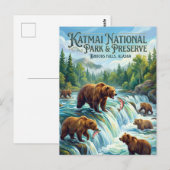 Katmai National Park & Preserve VS Briefkaart (Voorkant / Achterkant)