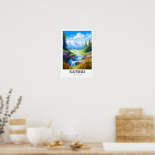 Katmai National Park Reisprint Poster (Keuken)