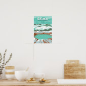 Katmai National Park Summitkrater meer Alaska Poster (Keuken)