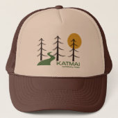 Katmai National Park Trail Trucker Pet (Voorkant)