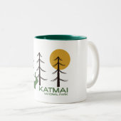 Katmai National Park Trail Tweekleurige Koffiemok (Voorkant rechts)