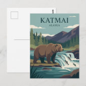 Katmai National Park VS Briefkaart (Voorkant / Achterkant)