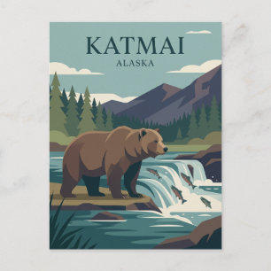 Katmai National Park VS Briefkaart