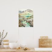 Katmai National Park Waterverf Poster (Keuken)