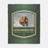 Katmai NP (PF1) Fleece Deken (Voorkant)