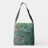 Katmandu 3 betoverende groene Abstracte Canvas tas (Achterkant)