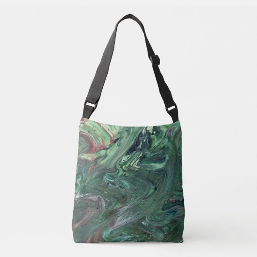 Katmandu 3 betoverende groene Abstracte Canvas tas (Voorkant)