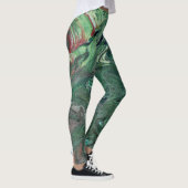 Katmandu 3 betoverende groene Abstracte Leggings (Rechts)