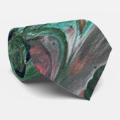 Katmandu 3 Hypnotiserende Groene Abstracte Das (Opgerold)