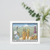 Katmandu & Dogmandu Cartoon Funny Briefkaarten (Staand voorkant)