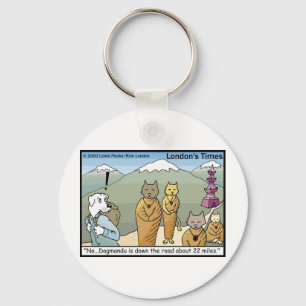 Katmandu Dogmandu Hond Vs Kat Grappige Cadeaus & T Sleutelhanger