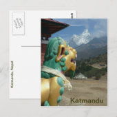 Katmandu, Nepal Briefkaart (Voorkant / Achterkant)