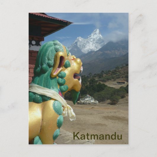 Katmandu, Nepal Briefkaart (Voorkant)