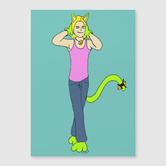 katmeisje (Voorkant)